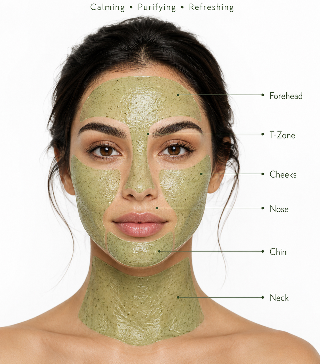 Cream facial mask application featured in the ASFA Master Facial Course